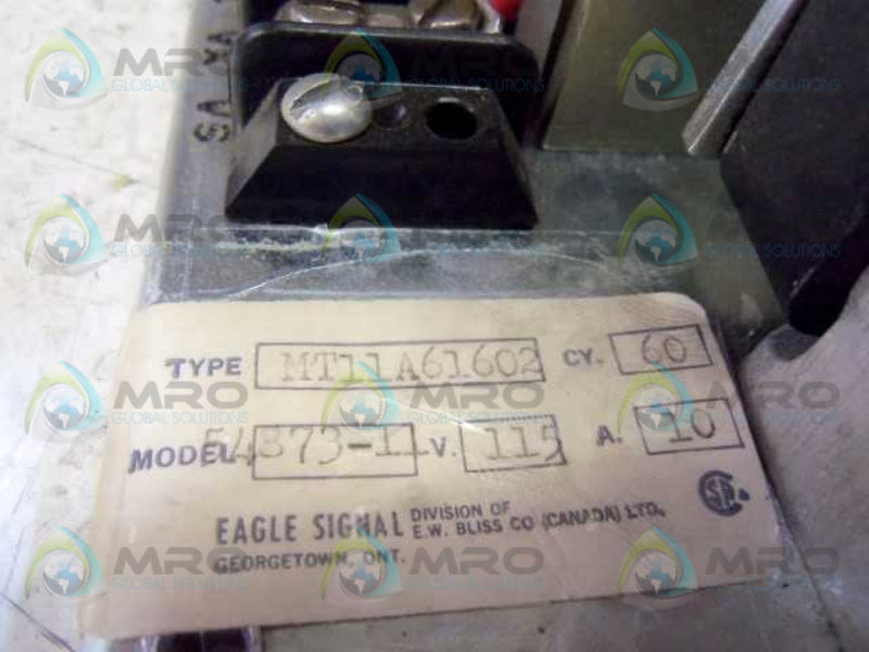 EAGLE SIGNAL MT11A61602 54873-11 ROTARY CAM  UNMP