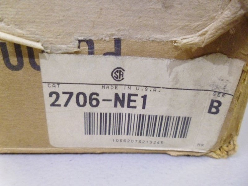 ALLEN BRADLEY 2706-NE1 SER. B ENCLOSURE  NSMP