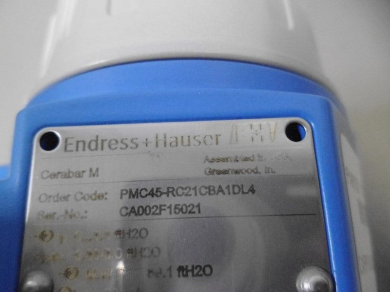 ENDRESS+HAUSER CERABAR M PMC45-RC21CBA1DL4 PRESSURE TRANSMITTER  NSMP