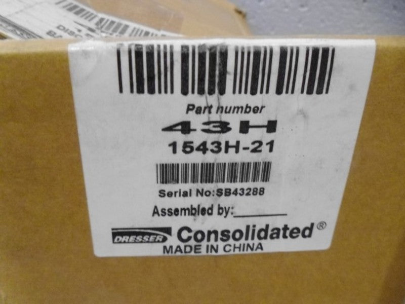 DRESSER 1543H-21 SAFETY RELIEF VALVE 1-1/2"  NSMP