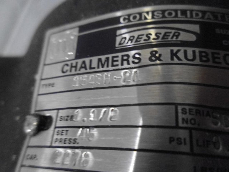 DRESSER 1543H-21 SAFETY RELIEF VALVE 1-1/2"  NSMP