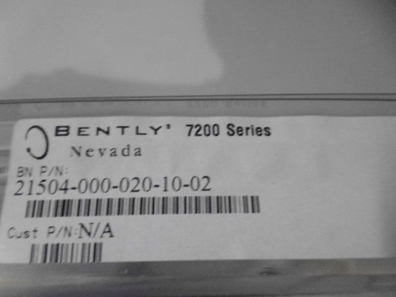 BENTLY NEVADA 7200 SERIES 21504-000-020-10-02 SENSOR PROBE  NSMP