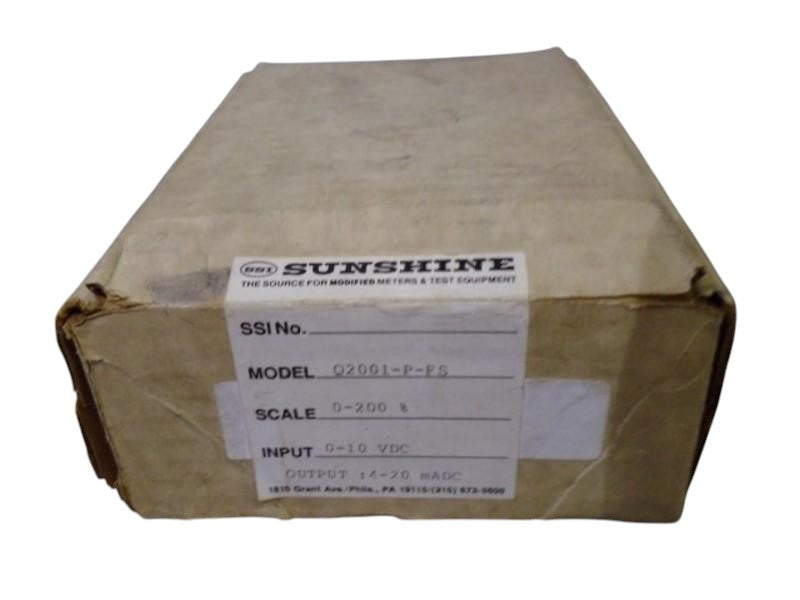 NSNPPORT QUANTA Q2001-P-FS PROCESS SIGNAL DIGITAL PANEL METER  NSMP