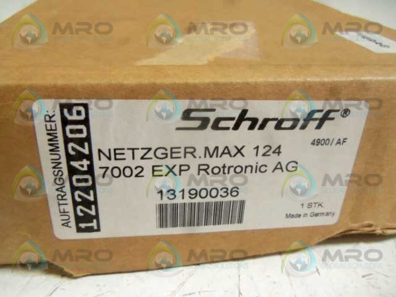 SCHROFF 13190036 POWER SUPPLY  NSMP