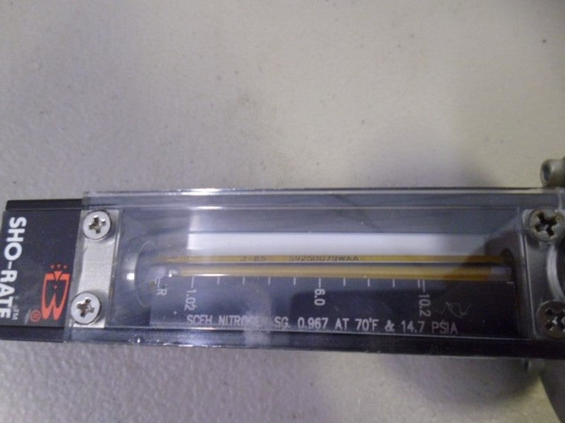 BROOKS SHO-RATE 1350EE2BCJV5A FLOW METER 8900D3J2B1AC  NSNP