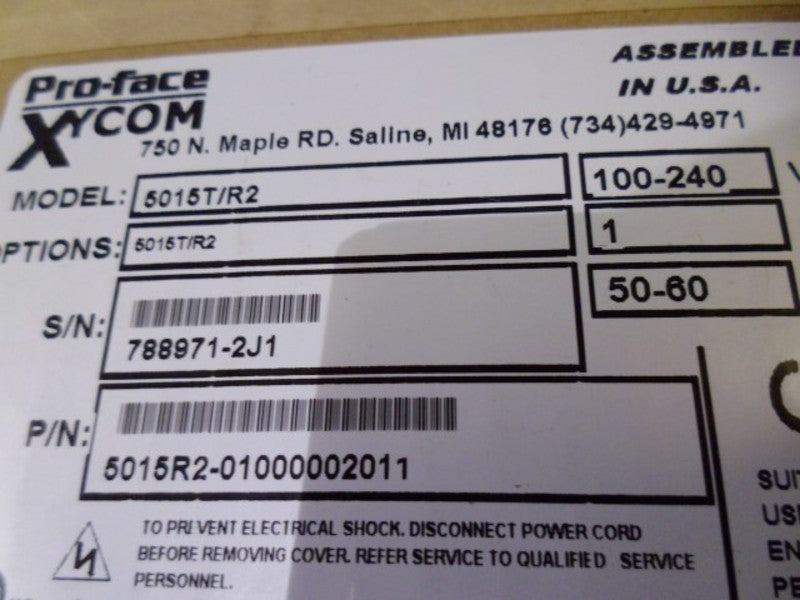 PRO-FACE XYCOM 5015R2-01000002011 15"  NSFS