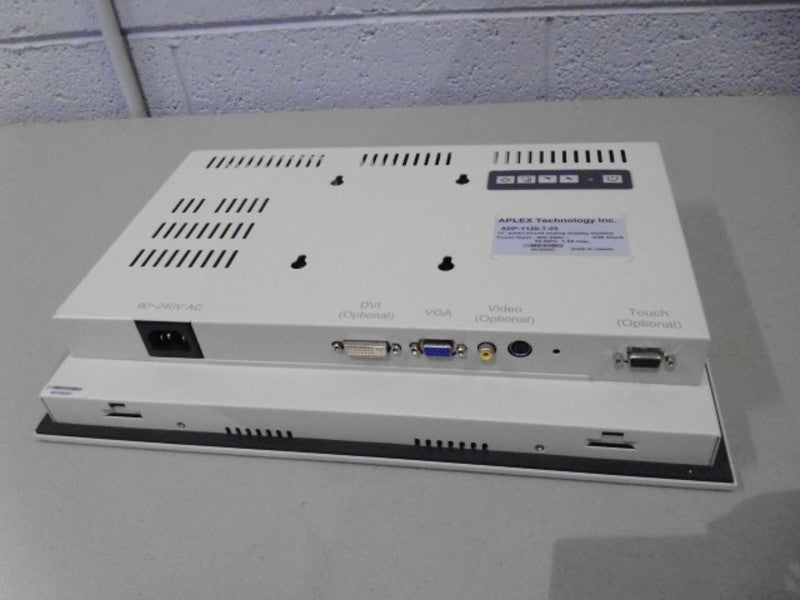 APLEX TECHNOLOGY ADP-1120-T-05 12" PANEL MOUNT DISPLAY MONITOR  NSNP