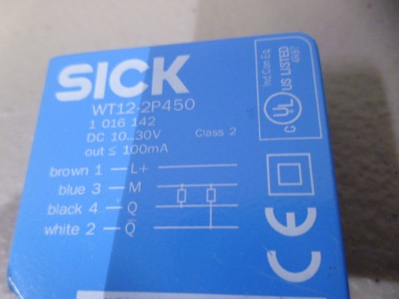 SICK WT12-2P450 PHOTOELECTRIC PROXIMITY SWITCH  UNMP