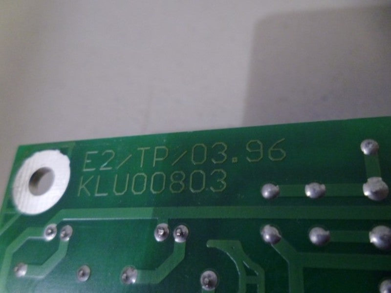 METRONIC 1011.4513 PC BOARD E2/TP/03.96 KLU00803  NSNP
