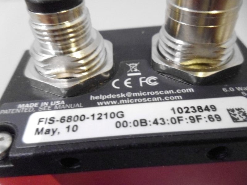 MICROSCAN QX HAWK FIS-6800-1210G  NSMP