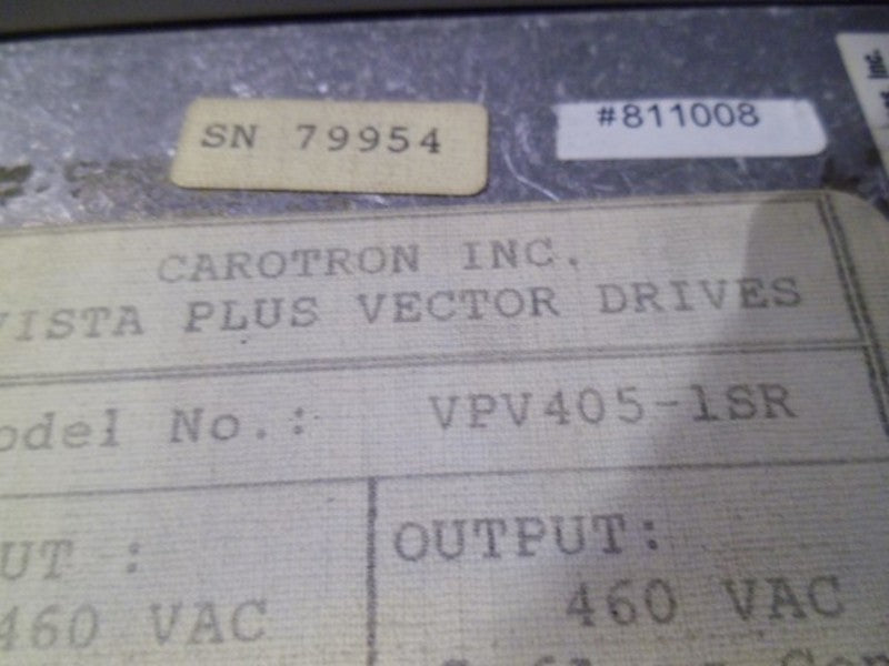 CAROTRON VPV405-1SR UNMP