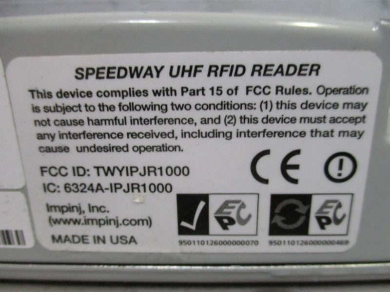 IMPINJ SPEEDWAY IPJ-R1000-USA-0-01-01 UHF RFID READER  NSNP