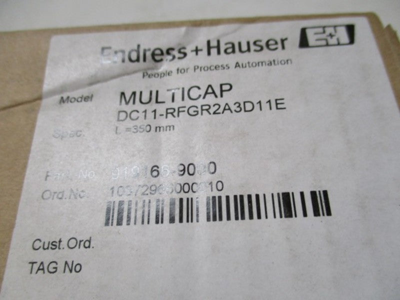 ENDRESS+HAUSER MULTICAP DC11-RFGR2A3D11E LEVEL PROBE  NSMP