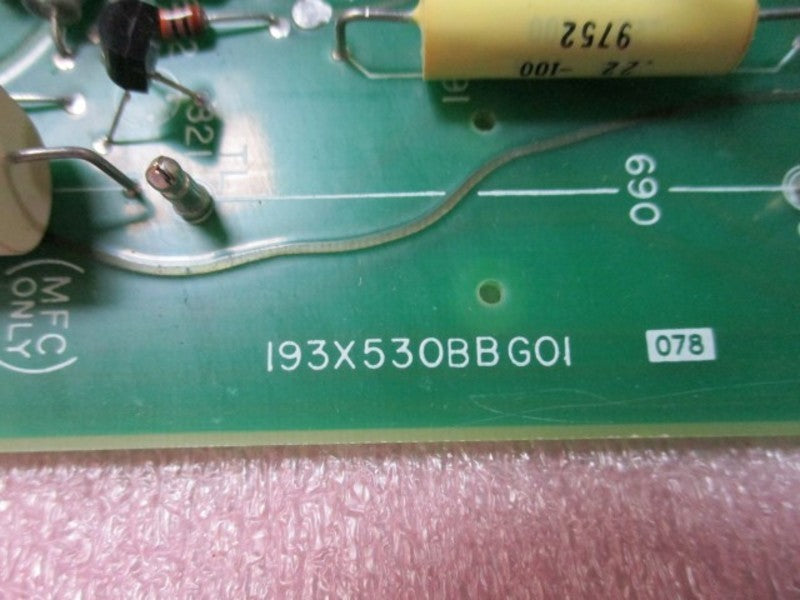 GENERAL ELECTRIC 193X530BBG01  NSMP