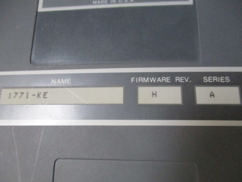ALLEN BRADLEY 1771-KE SER. A COMMUNICATION CONTROLLER MODULE  UNMP