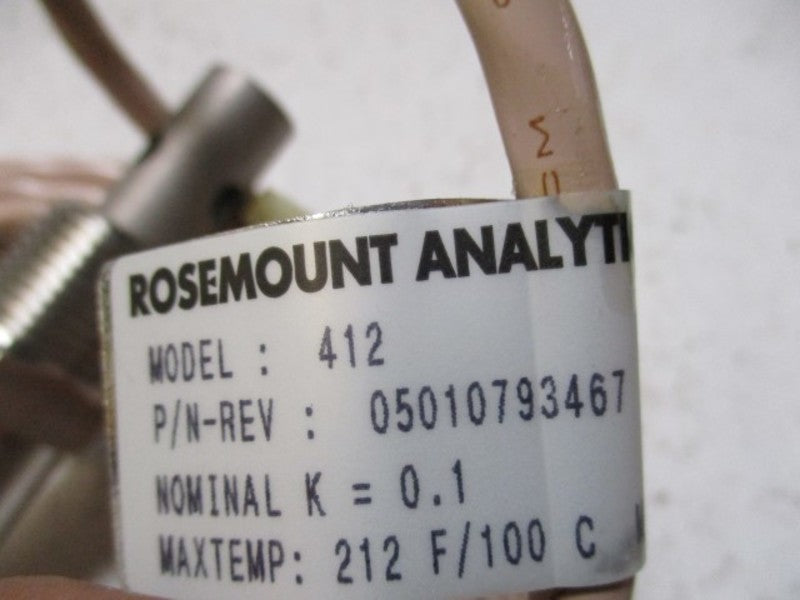 ROSEMOUNT ANALYTICAL MODEL 412 CONDUCTIVITY SENSOR 05010793467  NSMP