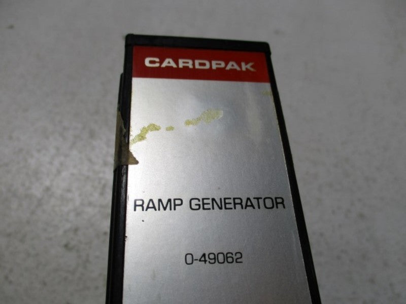 RELIANCE ELECTRIC CARDPAK 0-49062 RAMP GENERATOR MODULE  UNMP
