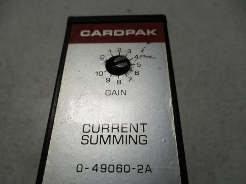 RELIANCE ELECTRIC CARDPAK 0-49060-2A CURRENT SUMMING MODULE  UNMP