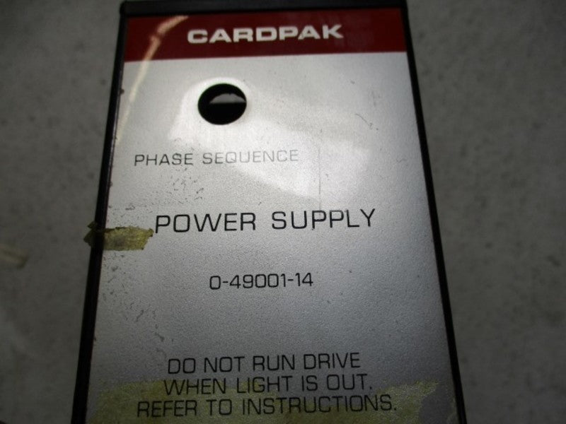 RELIANCE ELECTRIC CARDPAK 0-49001-14 POWER SUPPLY MODULE  UNMP