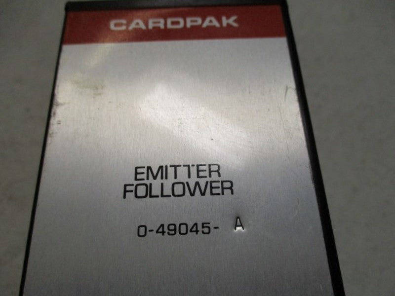 RELIANCE ELECTRIC CARDPAK 0-49045-A EMITTER FOLLOWER MODULE  UNMP
