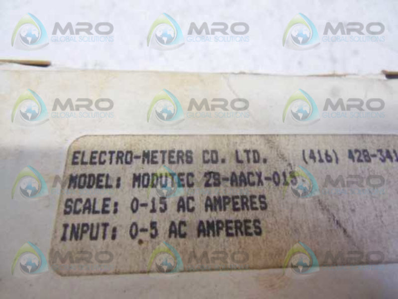 ELECTRO-METERS 2S-AACX-015 PANEL METER  NSMP