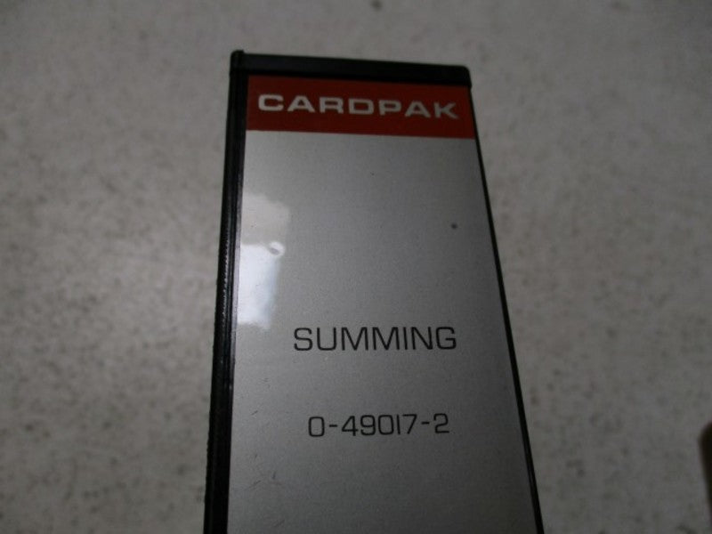 RELIANCE ELECTRIC CARDPAK 0-49017-2 SUMMING MODULE  NSNP