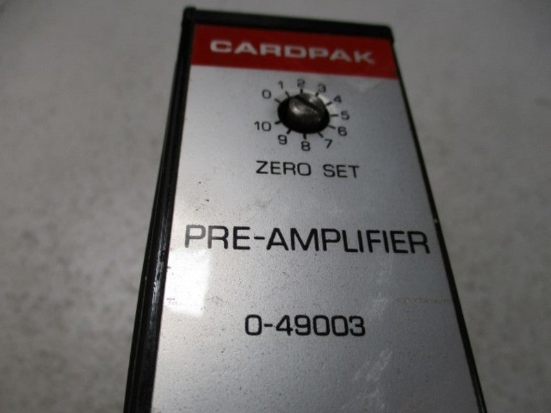 RELIANCE ELECTRIC CARDPAK 0-49003 PRE-AMPLIFIER MODULE  UNMP