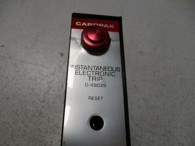 RELIANCE ELECTRIC CARDPAK 0-49029 INSTANTANEOUS ELECTRONIC TRIP  NSNP