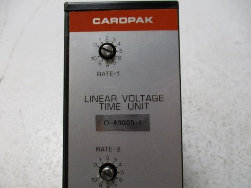 RELIANCE ELECTRIC CARDPAK 0-49005-1 LINEAR VOLTAGE TIME UNIT  NSNP