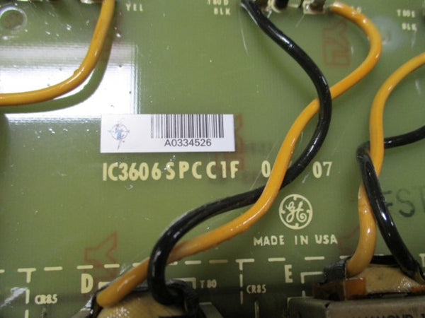 GENERAL ELECTRIC IC3606SPCC1F CONTROL BOARD  UNMP