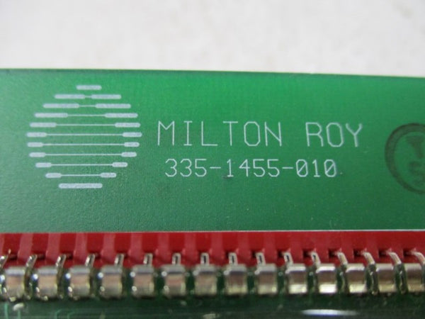 MILTRON ROY 335-1456-010 BOARD w/ 335-1455-010 PC BOARD  NSNP