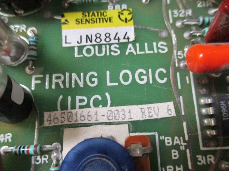 LOUIS ALLIS 46S01661-0031 FIRING LOGIC IPC BOARD  UNMP