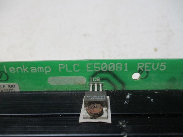 SANYO LENKAMP PLC E50081 REV. 5 PC BOARD  UNMP