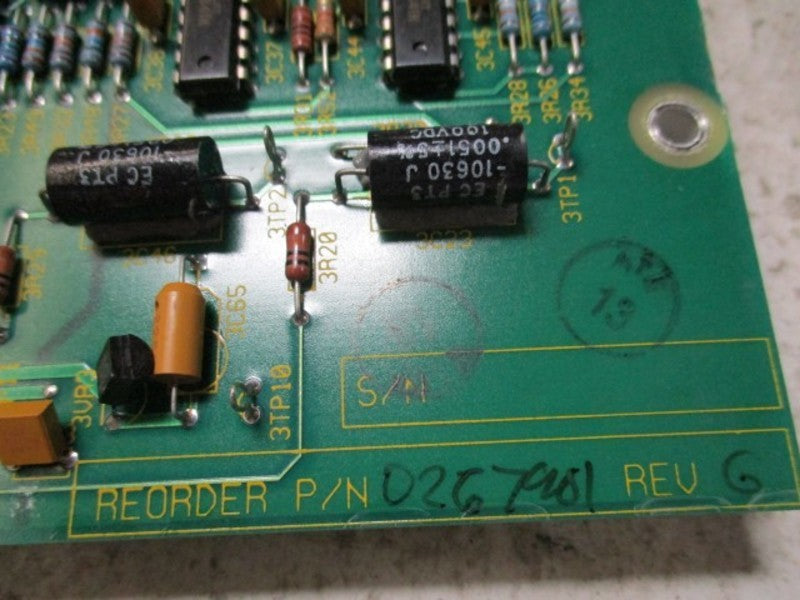 MICROMOTION 1003662 REV. B PCA DRIVE BOARD 0267901  UNMP