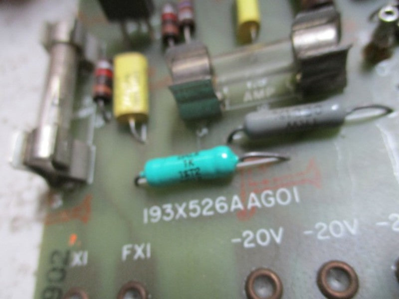 GENERAL ELECTRIC 193X526AAG01 20V POWER SUPPLY BOARD  UNMP