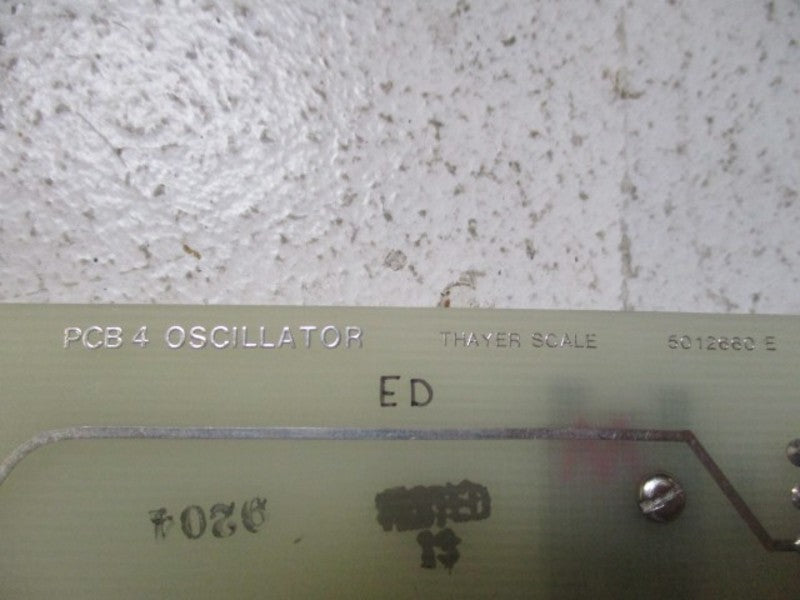 THAYER SCALE 5012660E PCB 4 OSCILLATOR  UNMP