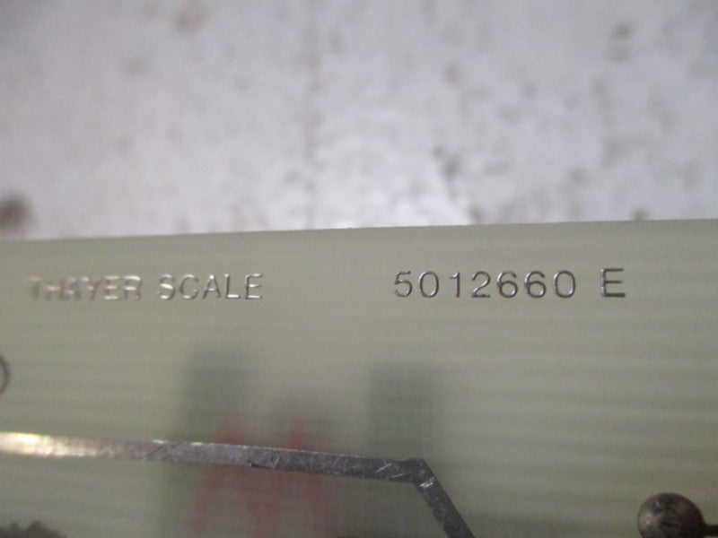 THAYER SCALE 5012660E PCB 4 OSCILLATOR  UNMP