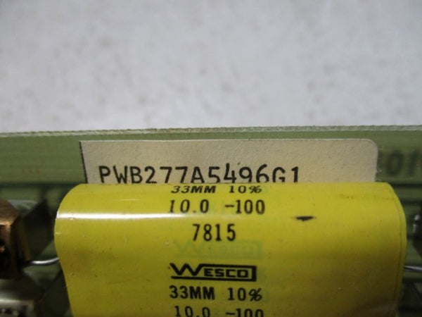 GENERAL ELECTRIC PWB277A5496G1 CIRCUIT BOARD 68A989108G1  UNMP