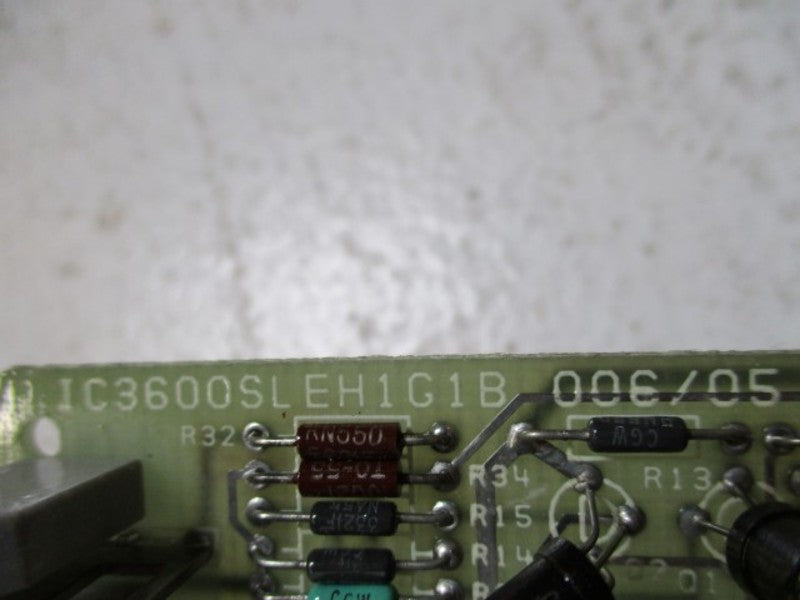 GENERAL ELECTRIC IC3600SLEH1G1B LOGIC ELEMENT CARD 68A999542G1  NSNP