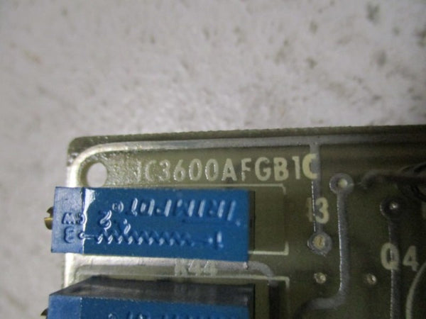 GENERAL ELECTRIC IC3600AFGB1C GENERATOR BOARD 68A989270G1  NSNP