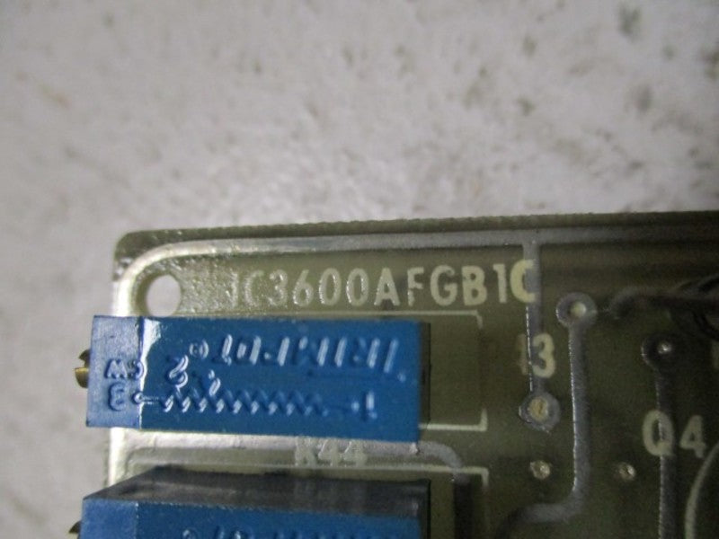 GENERAL ELECTRIC IC3600AFGB1C GENERATOR BOARD 68A989270G1  NSNP