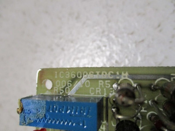 GENERAL ELECTRIC IC3600STDC1H PC TIMER BOARD 68A944104  NSNP