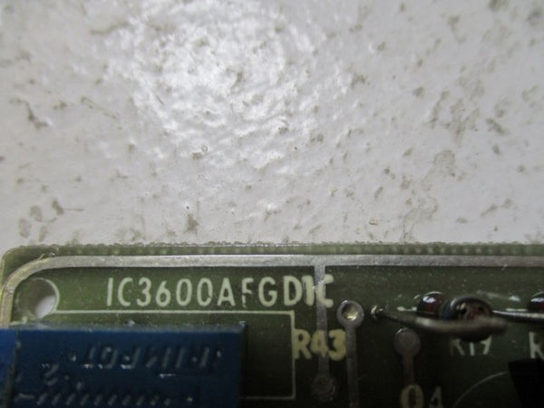 GENERAL ELECTRIC IC3600AFGD1C PC BOARD 68A989270G1  NSNP