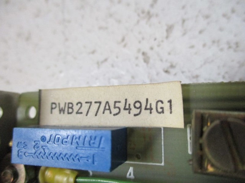 GENERAL ELECTRIC PW277A5494G1 PC BOARD 68A989461G1  NSNP