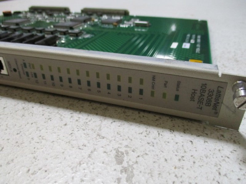 SYNOPTICS LATTISNET 3308B 10BASE-T HOST MODULE 920-295-B  UNMP