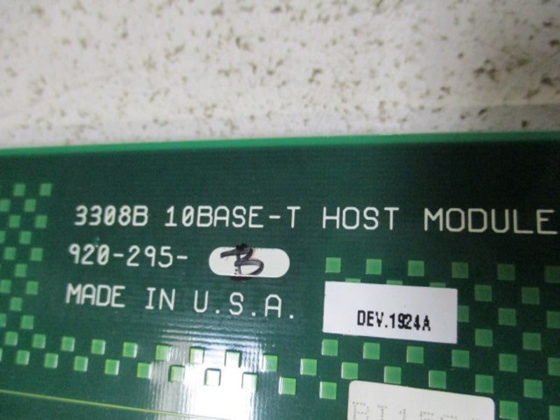 SYNOPTICS LATTISNET 3308B 10BASE-T HOST MODULE 920-295-B  UNMP