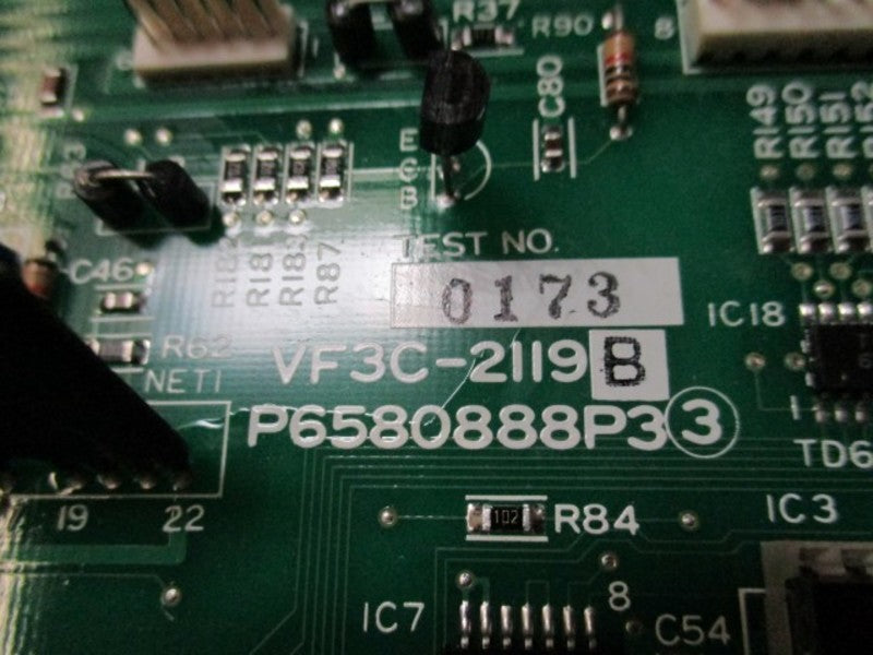 TOSHIBA VF3C-2119B CONTROL CIRCUIT BOARD P6580893G2, P6580888P33  NSNP