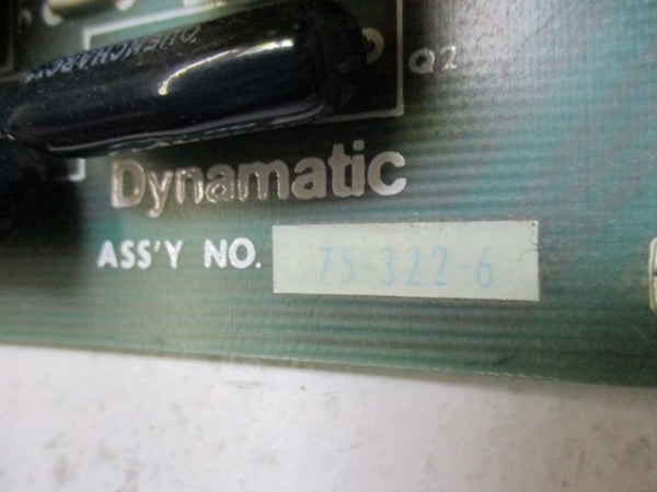 DYNAMIC 75-322-6 FIRING BOARD 15-322-2  UNMP