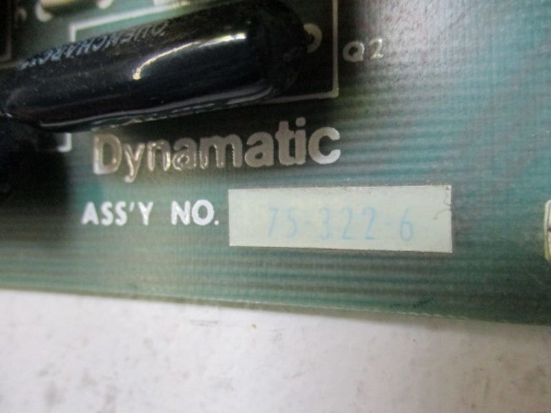 DYNAMIC 75-322-6 FIRING BOARD 15-322-2  UNMP