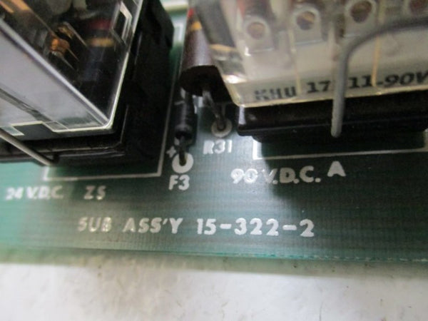 DYNAMIC 75-322-6 FIRING BOARD 15-322-2  UNMP